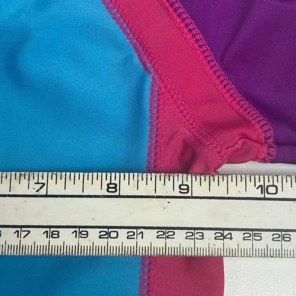 UV Skinz Swim Shirt‎ Blue Purple Girls 2T Mermaid Short Sleeve Rash Guard